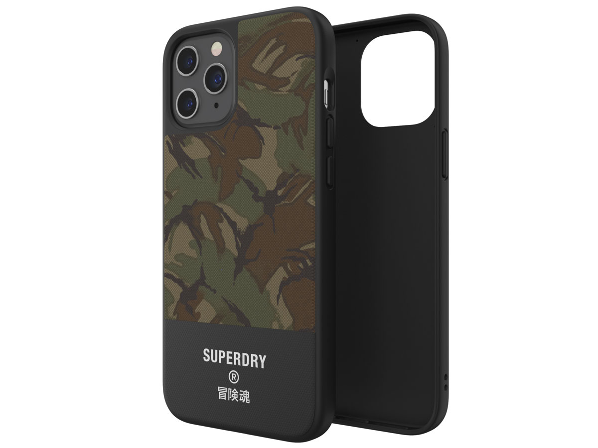 Superdry Canvas Case Camouflage - iPhone 12 Pro Max hoesje