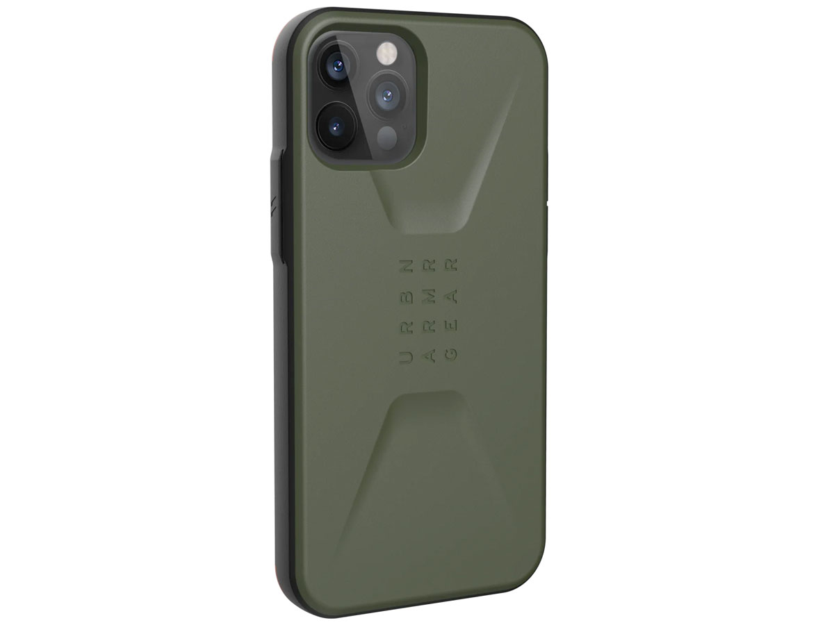 Urban Armor Gear Civilian Groen - iPhone 12 Pro Max hoesje