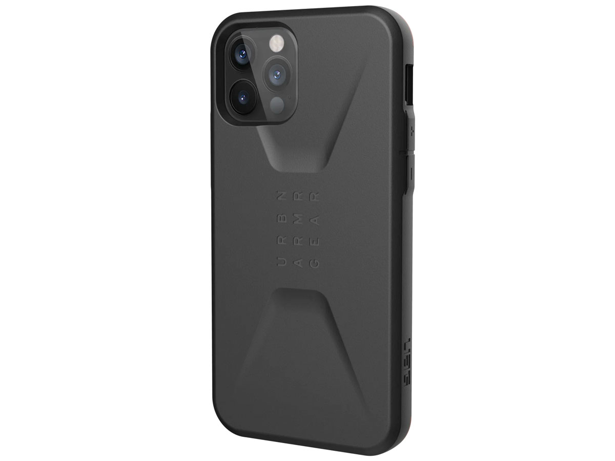 Urban Armor Gear Civilian Zwart - iPhone 12 Pro Max hoesje