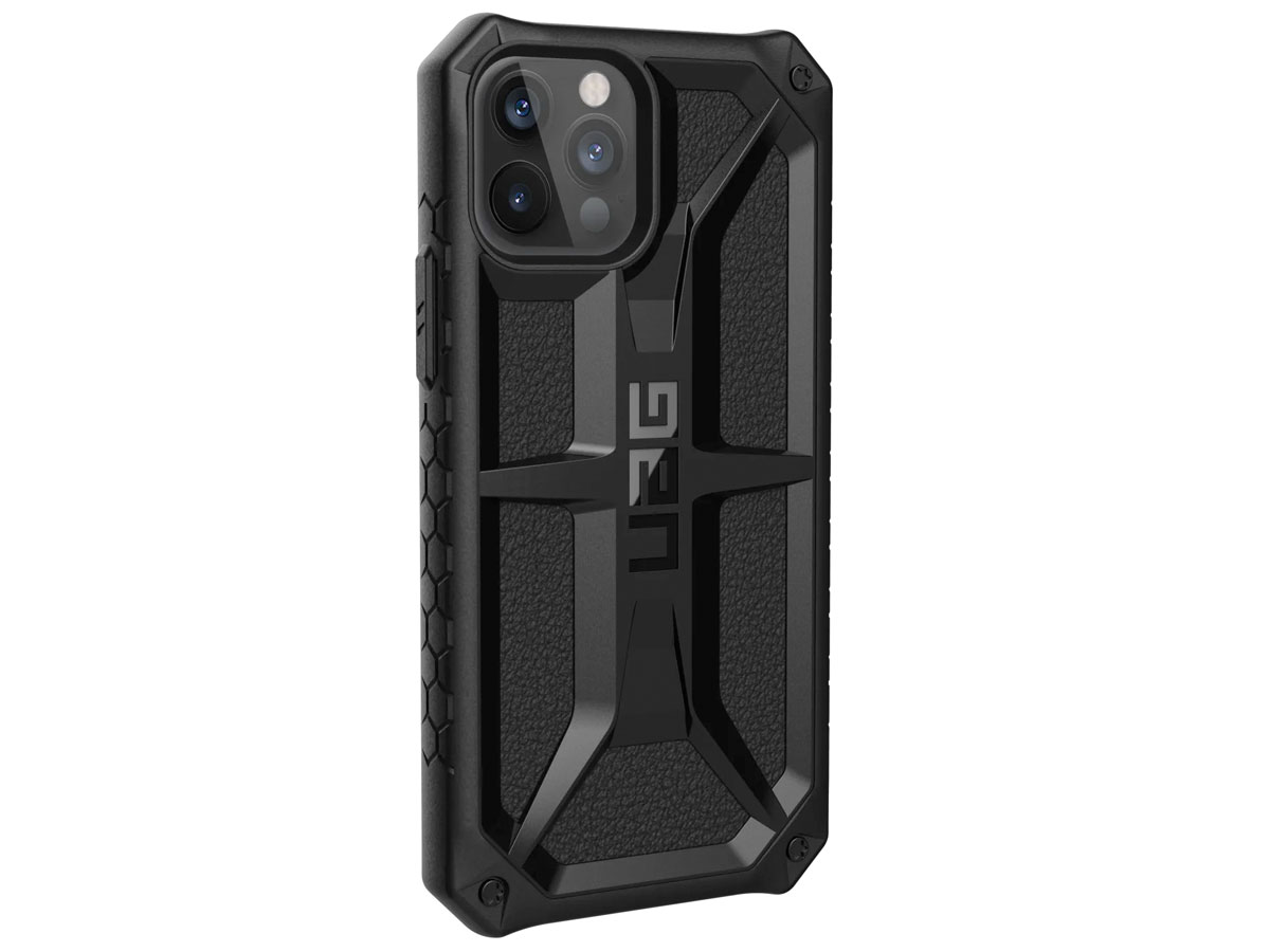 Urban Armor Gear Monarch Case Zwart - iPhone 12 Pro Max hoesje