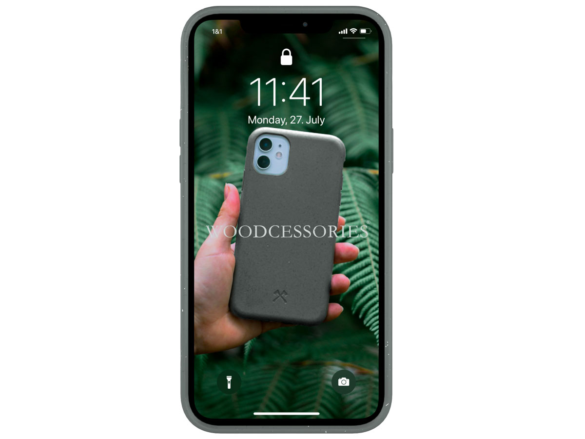 Woodcessories Bio Case Grijs - Eco iPhone 12 Pro Max hoesje