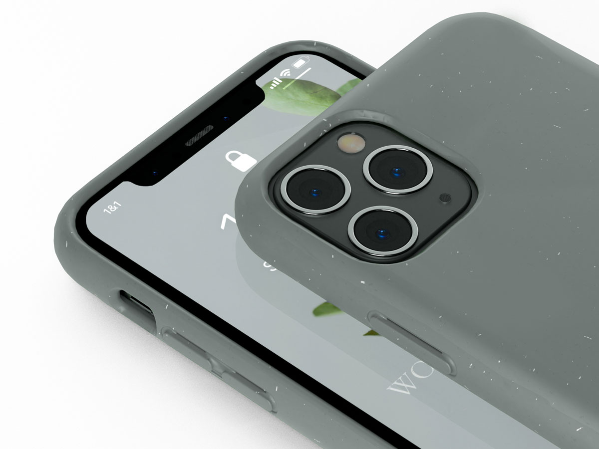 Woodcessories Bio Case Grijs - Eco iPhone 12 Pro Max hoesje