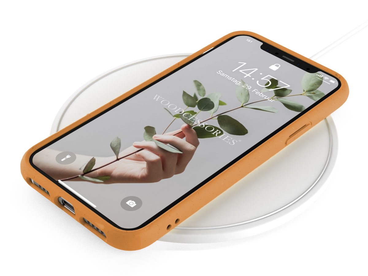 Woodcessories Bio Case Oranje - Eco iPhone 12 Pro Max hoesje