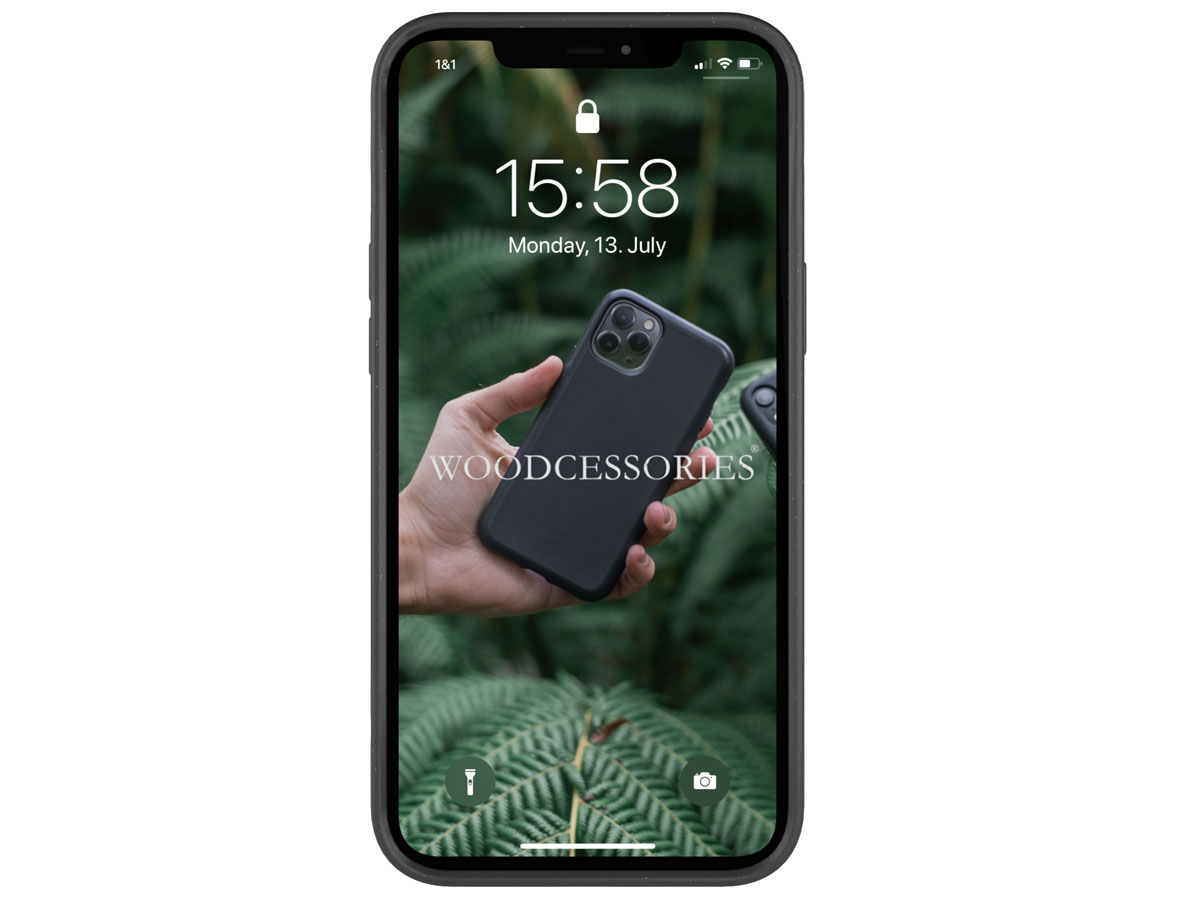 Woodcessories Bio Case Zwart - Eco iPhone 12 Pro Max hoesje