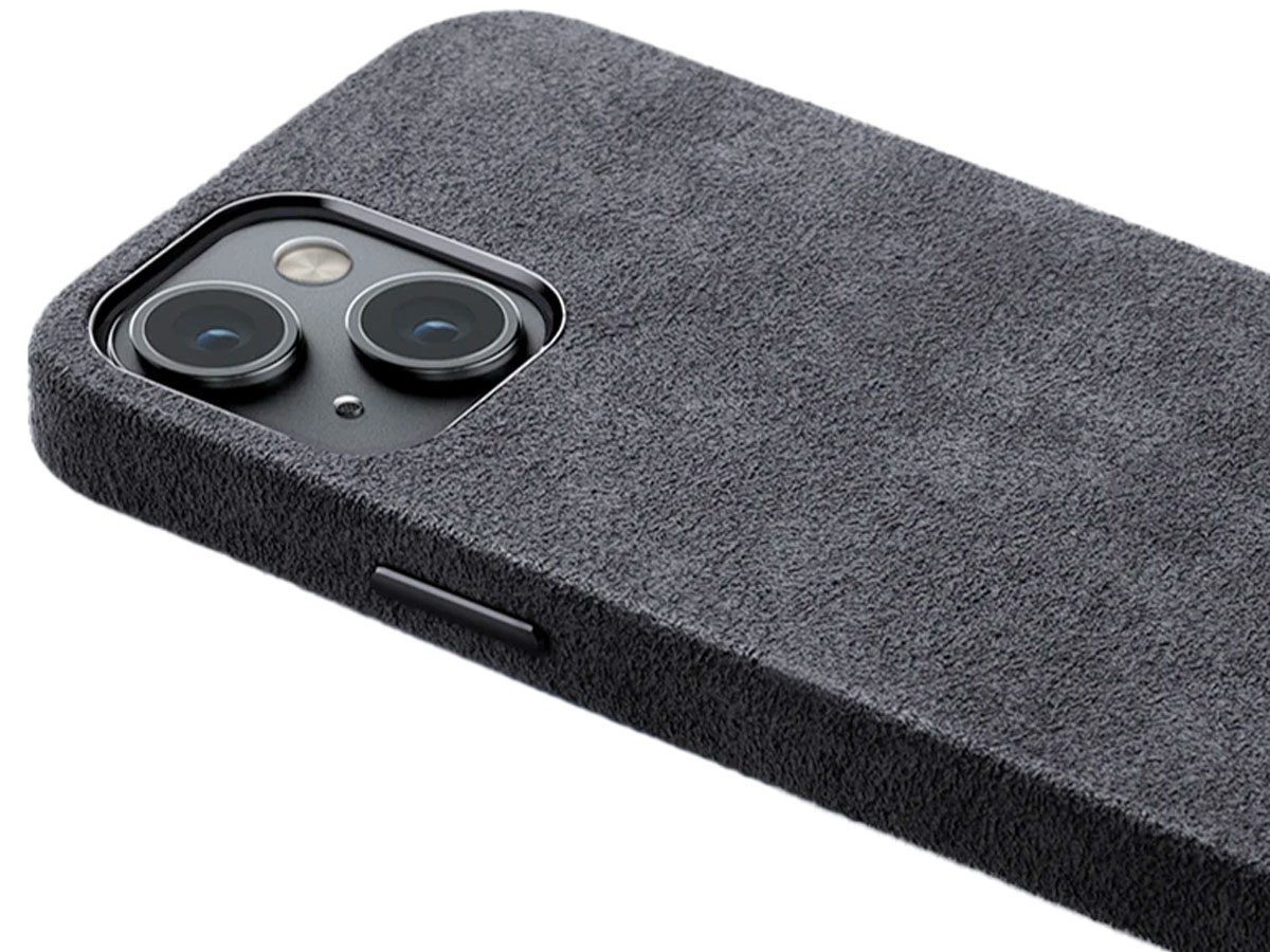 Alcanside Alcantara MagSafe Case Space Grey - iPhone 13 hoesje