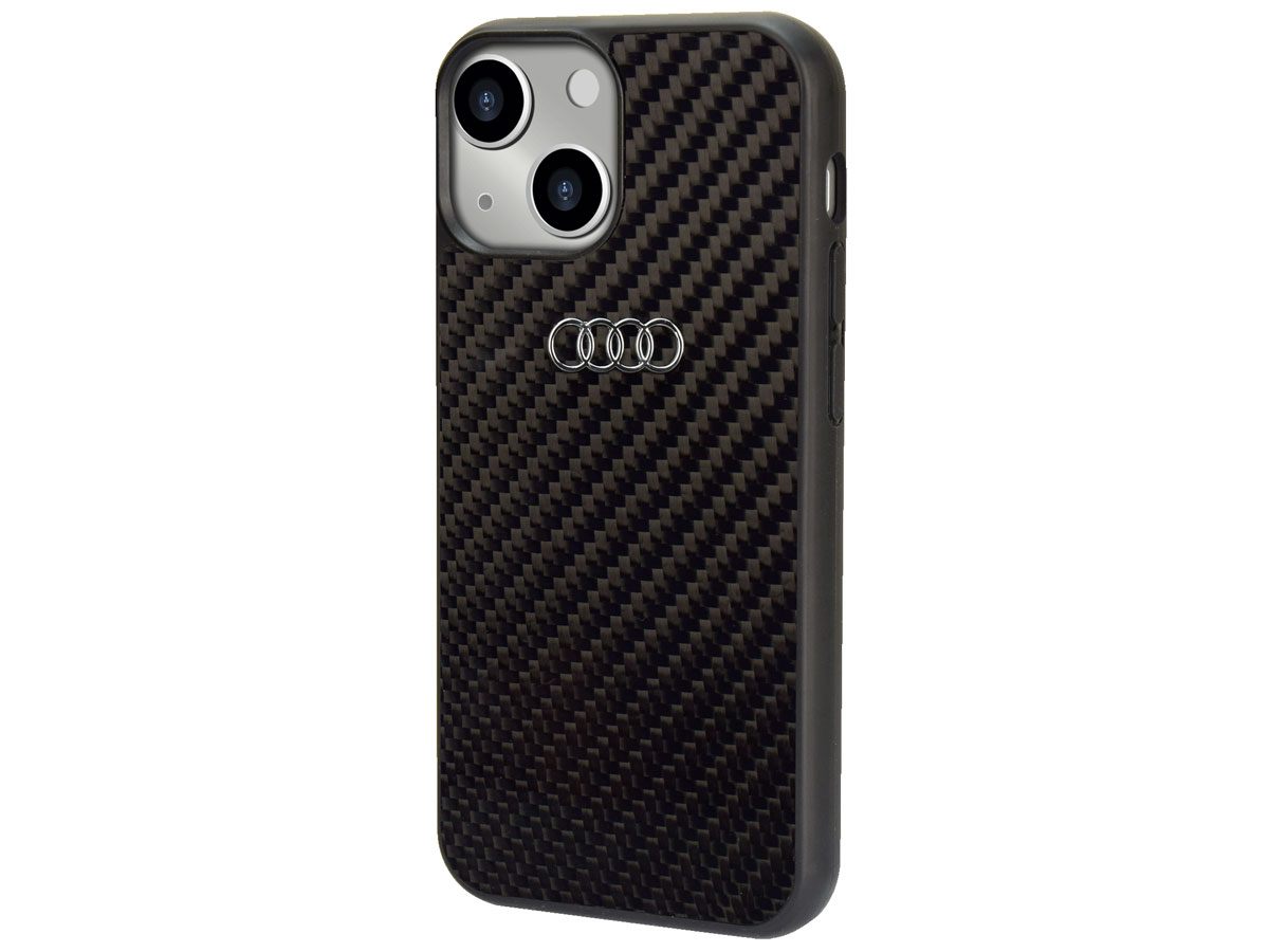 Audi R8 Series Carbon Case Zwart - iPhone 13 hoesje