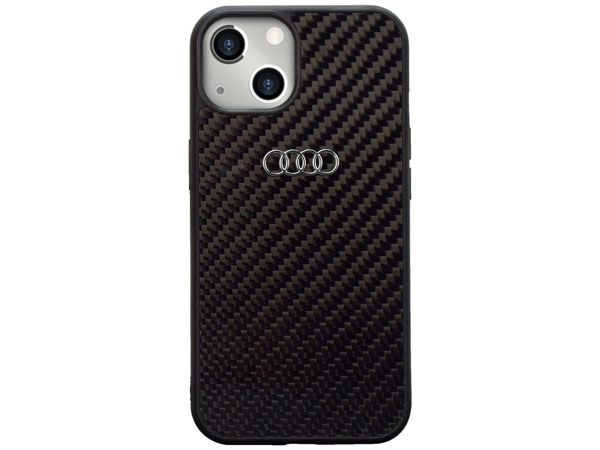 Audi R8 Series Carbon Case Zwart - iPhone 13 hoesje