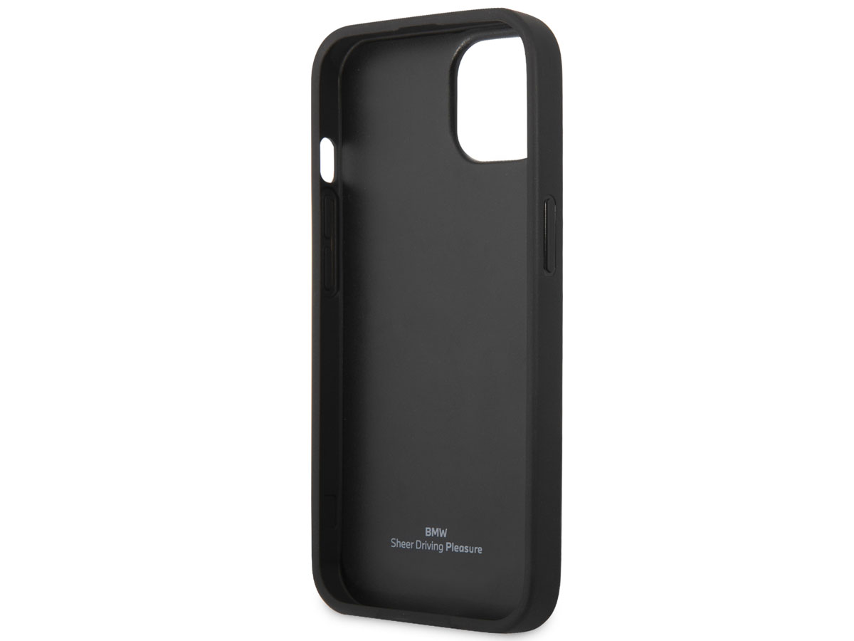 BMW Signature Leather Seat Case Rood - iPhone 13 hoesje