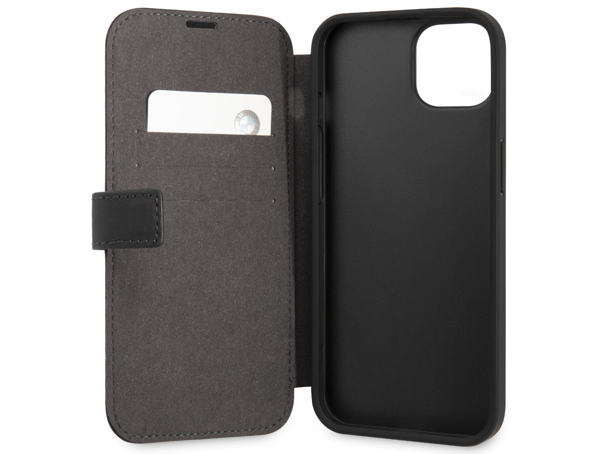 BMW Signature Leather Folio Case - iPhone 13 Hoesje Leer