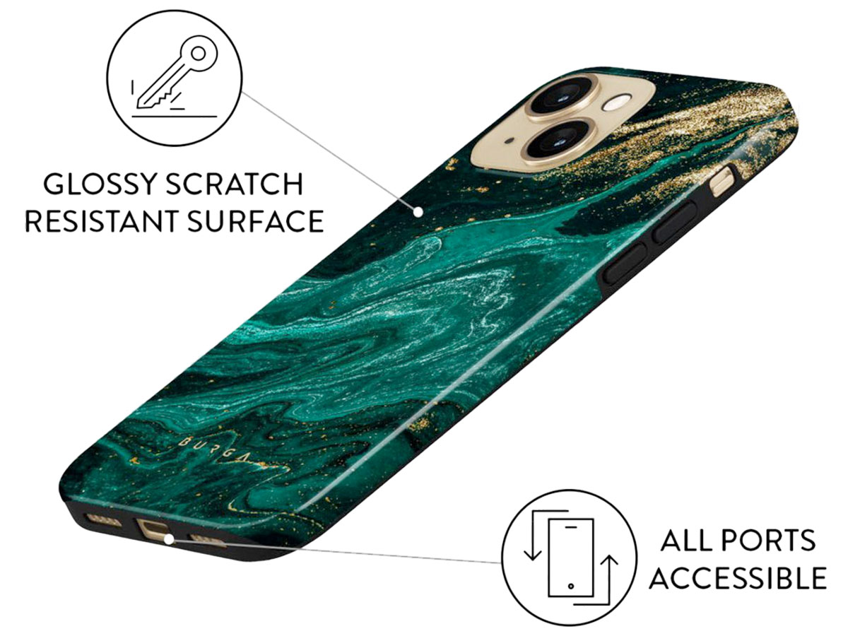 Burga Tough Case Emerald Pool - iPhone 13 Hoesje