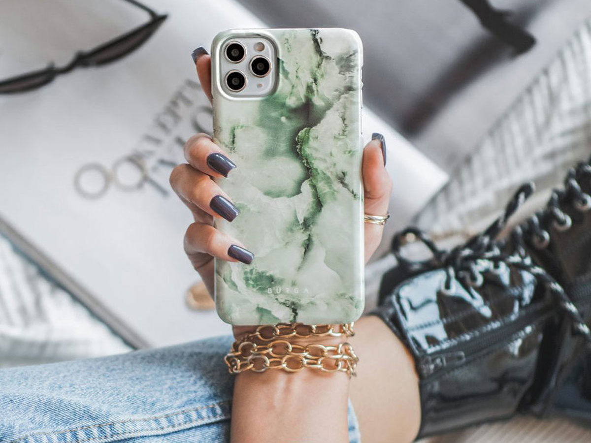 Burga Tough Case Pistachio Cheesecake - iPhone 13 Hoesje