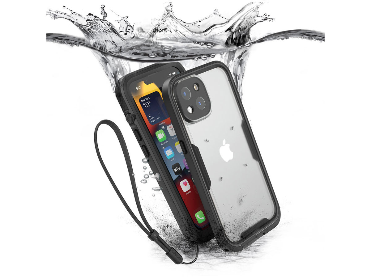 Catalyst Waterproof Case - Waterdicht iPhone 13 hoesje Zwart