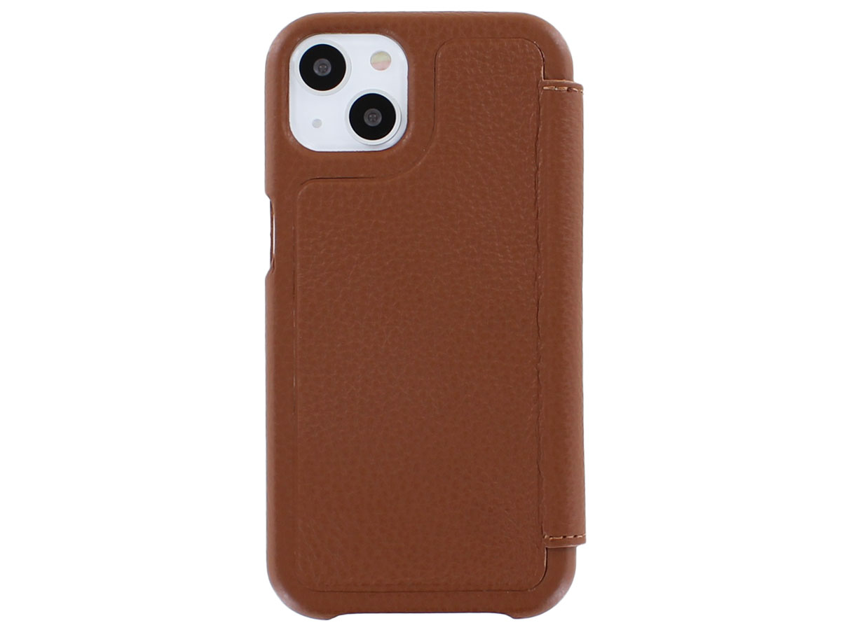 Graffi Oyster Mastrotto Leer Cognac - iPhone 13 hoesje