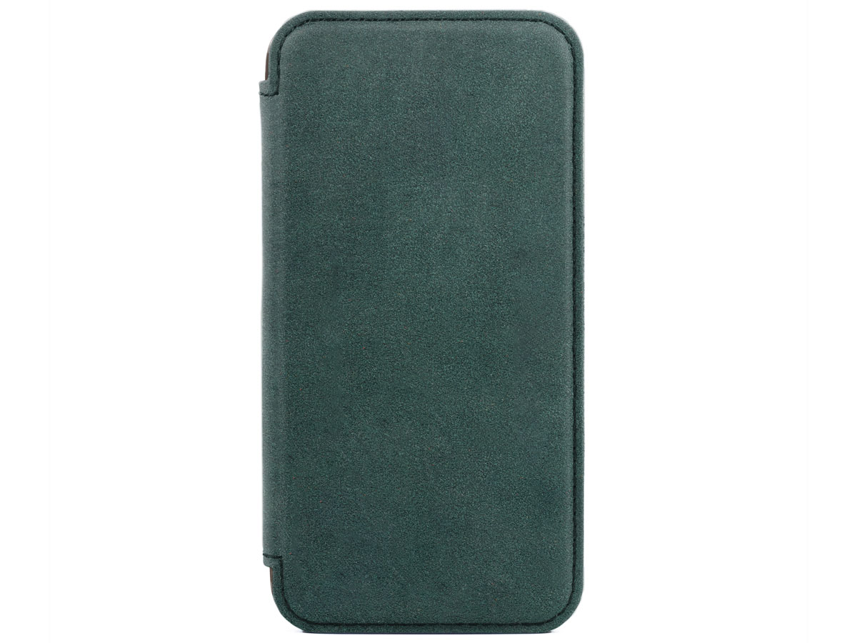 Greenwich Blake MagSafe Alcantara Folio Sage - iPhone 13 Hoesje