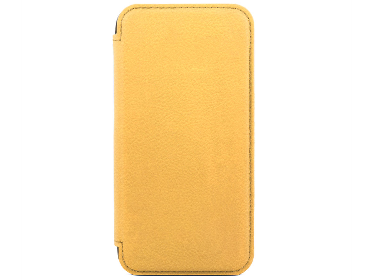 Greenwich Blake MagSafe Leather Folio Canary - iPhone 13 Hoesje