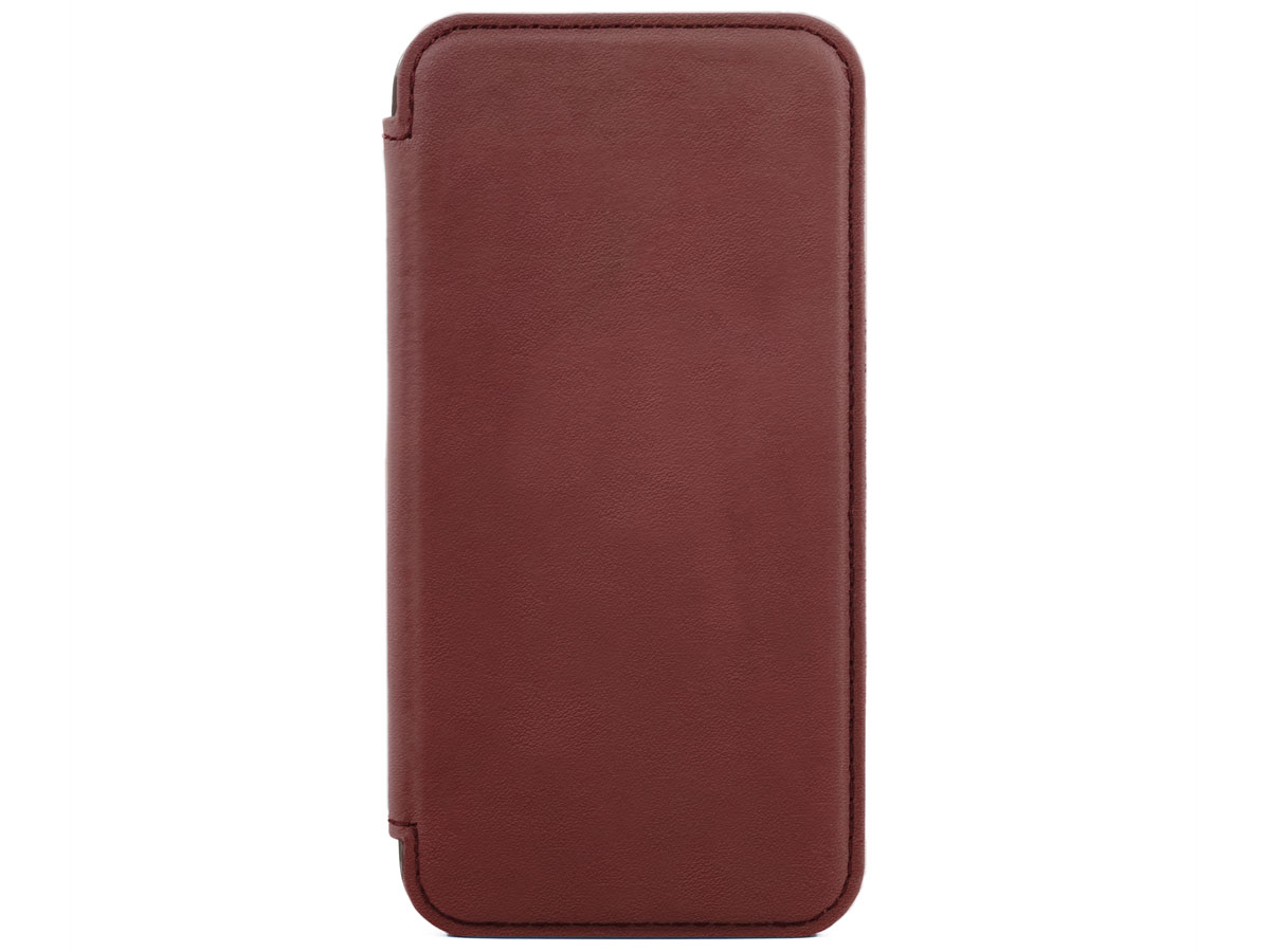 Greenwich Blake MagSafe Leather Folio Fireglow - iPhone 13 Hoesje