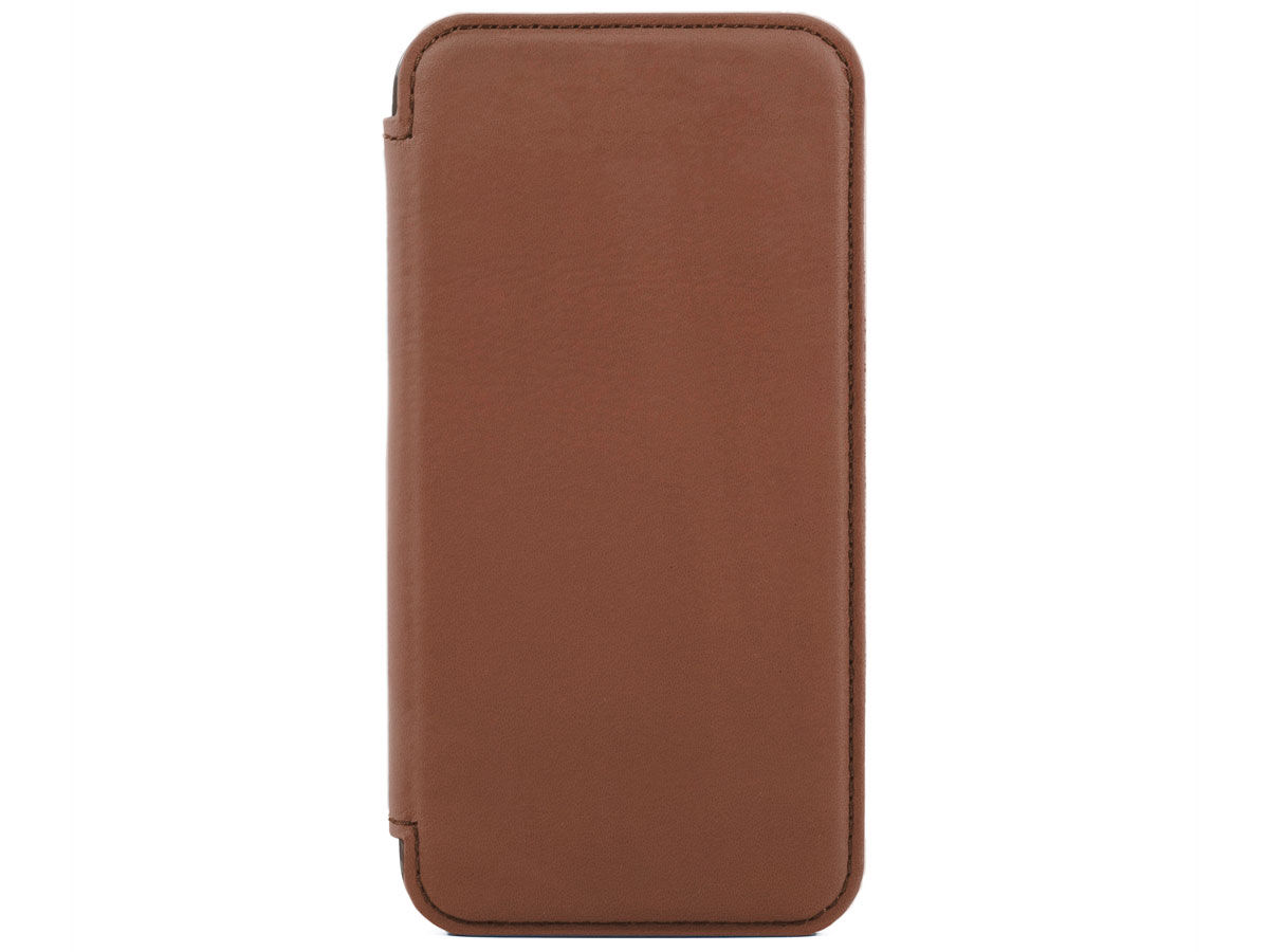 Greenwich Blake MagSafe Leather Folio Saddle - iPhone 13 Hoesje