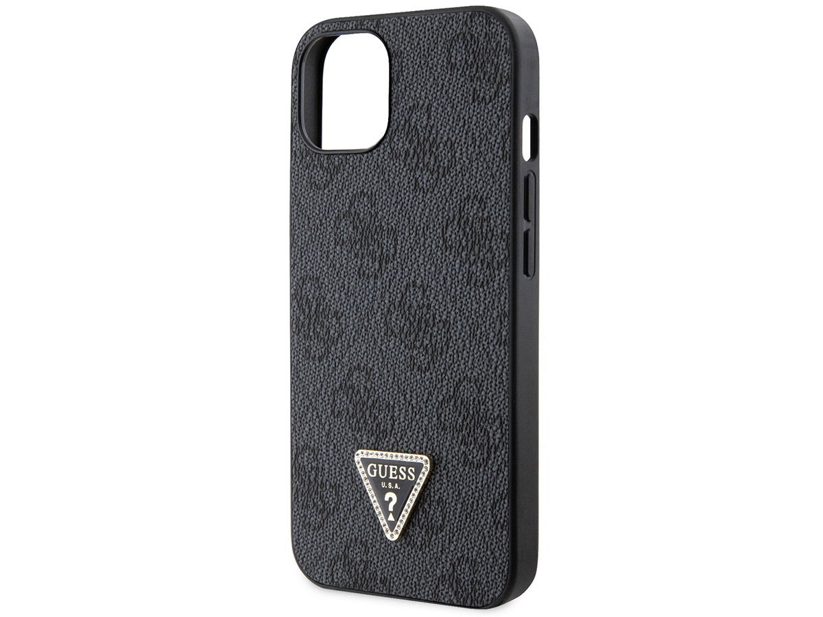 Guess 4G Monogram Necklace Case Grijs - iPhone 13 hoesje