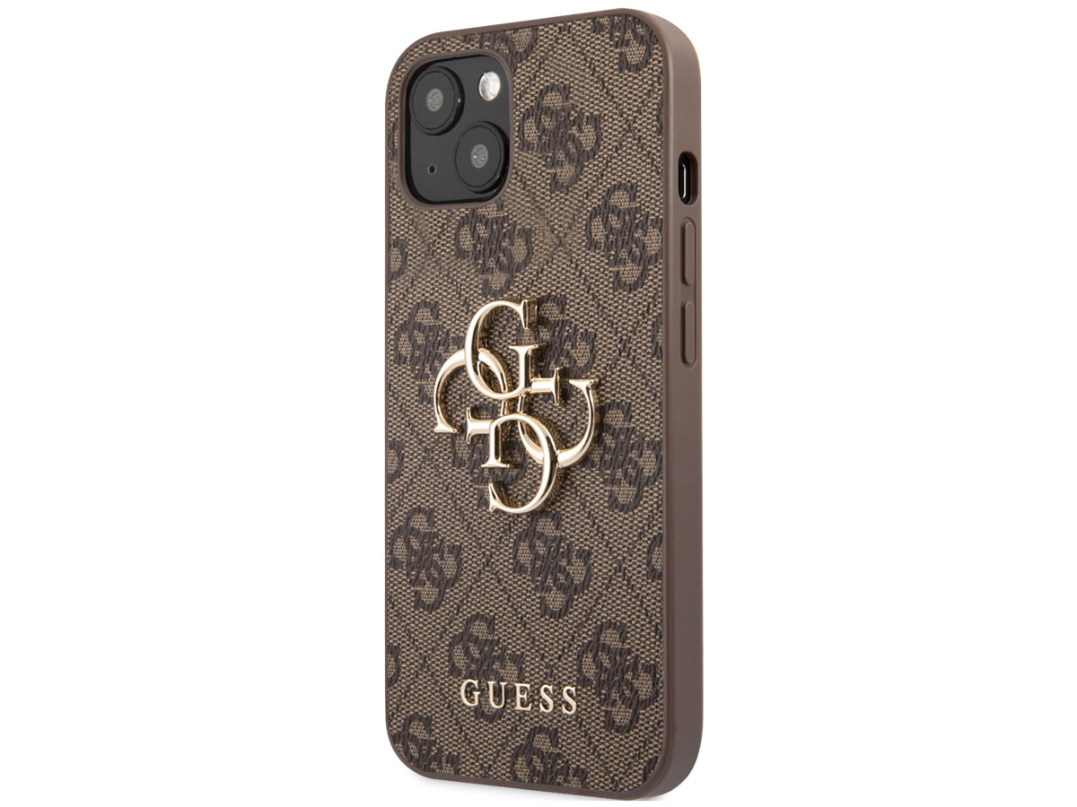 Guess Big 4G Monogram Case Bruin - iPhone 13 hoesje