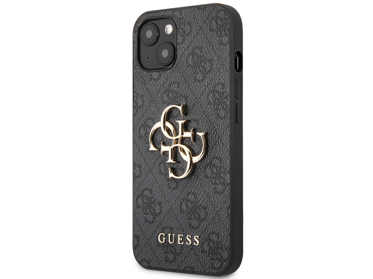 Guess Big 4G Monogram Case Grijs - iPhone 13 hoesje