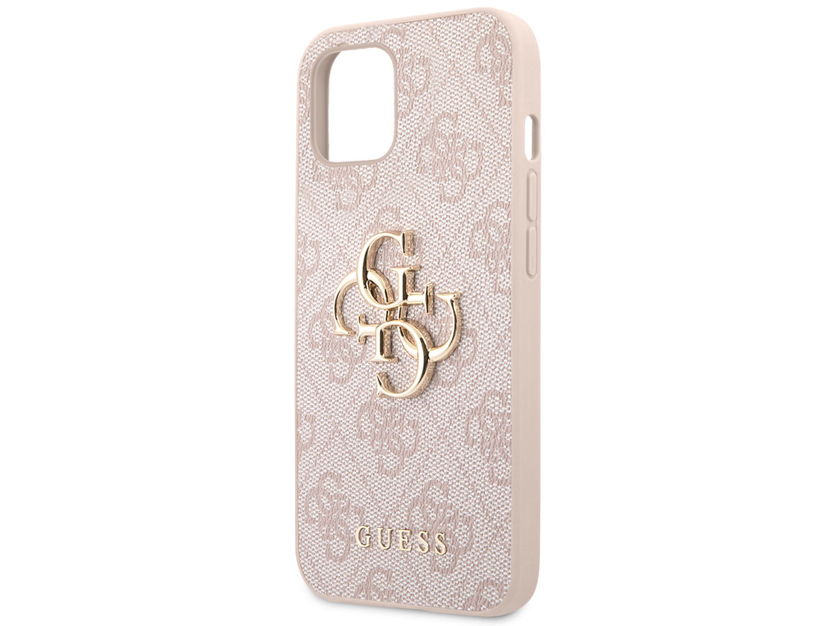 Guess Big 4G Monogram Case Roze - iPhone 13 hoesje