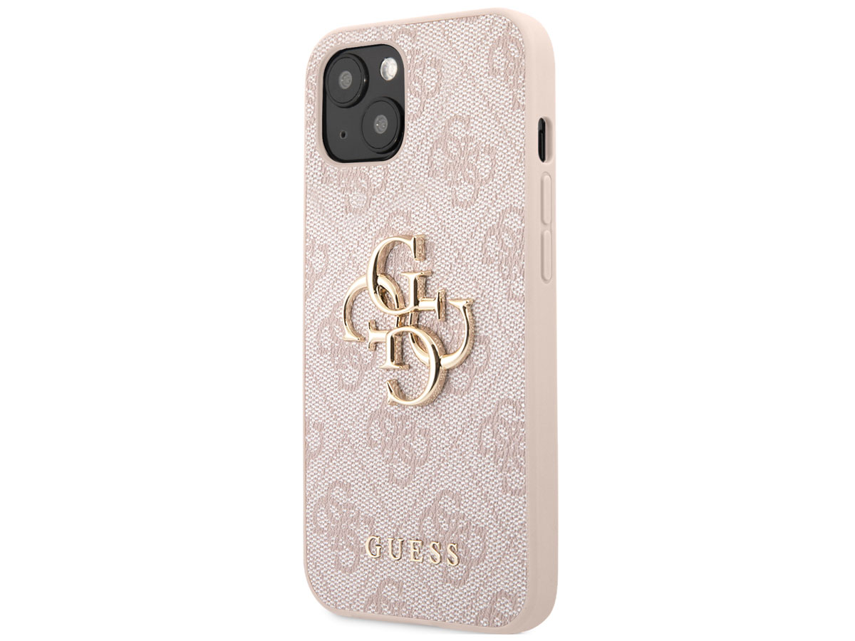 Guess Big 4G Monogram Case Roze - iPhone 13 hoesje