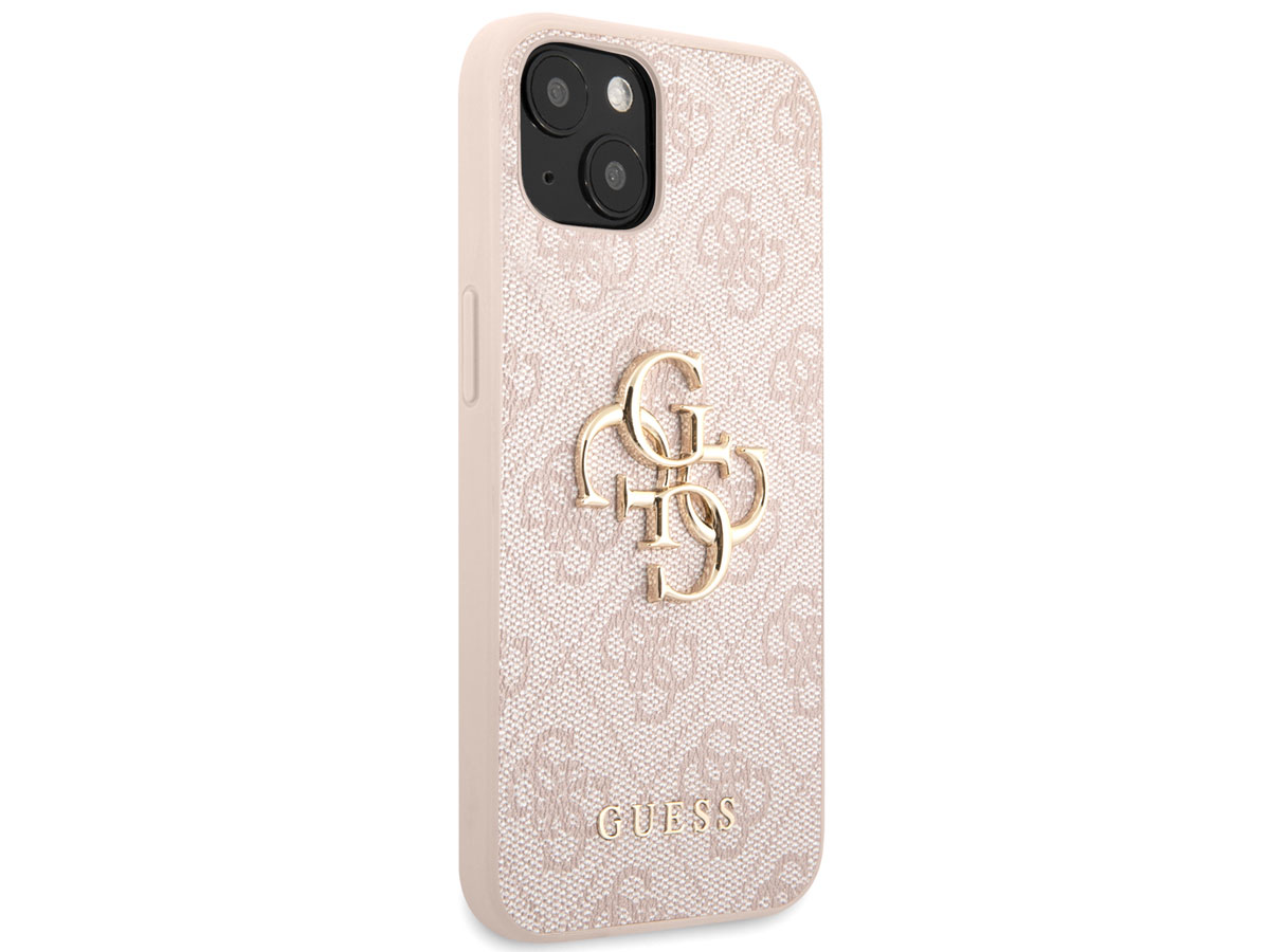 Guess Big 4G Monogram Case Roze - iPhone 13 hoesje