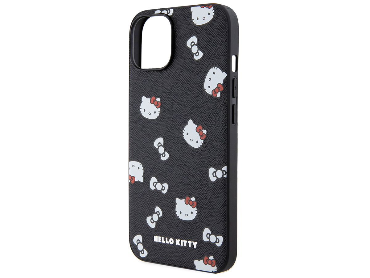 Hello Kitty Wrist Strap Case Zwart - iPhone 13/14 hoesje