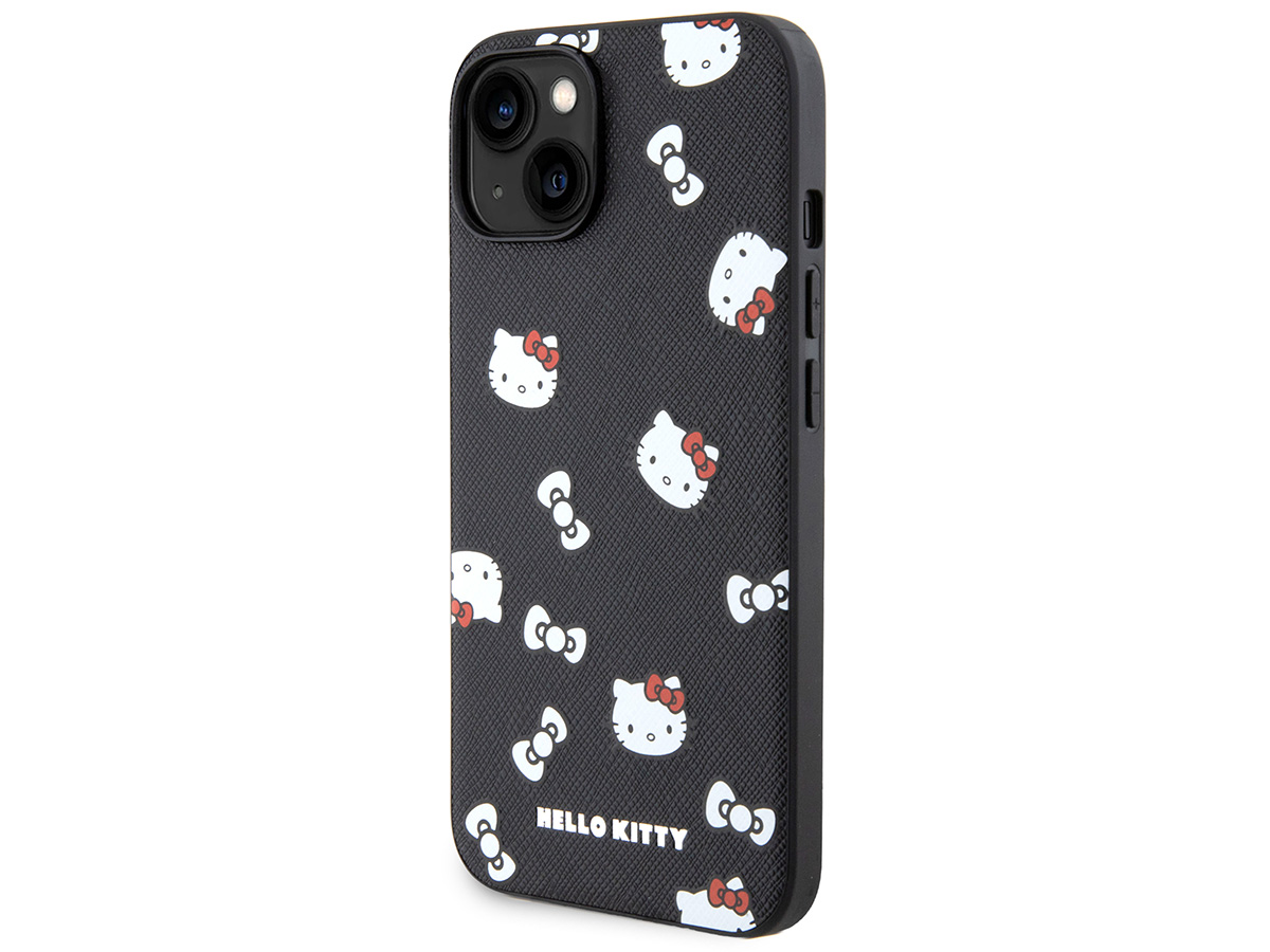 Hello Kitty Wrist Strap Case Zwart - iPhone 13/14 hoesje