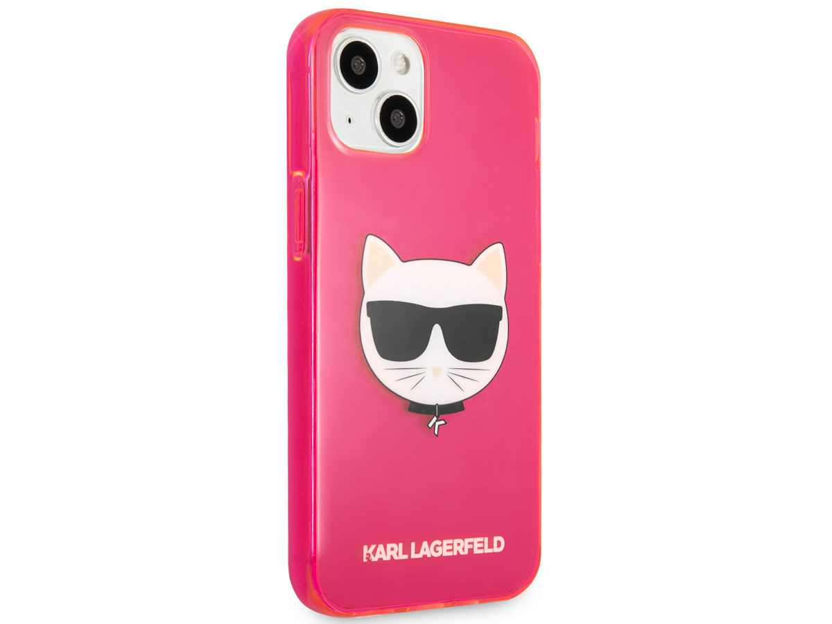 Karl Lagerfeld Choupette Case Roze - iPhone 13 hoesje