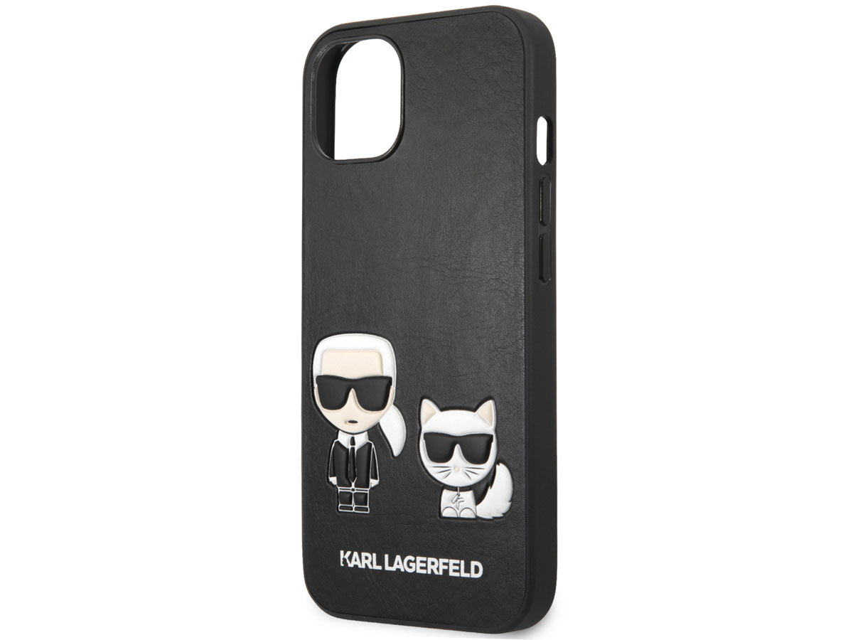 Karl Lagerfeld Ikonik Duo Case Zwart - iPhone 13 hoesje