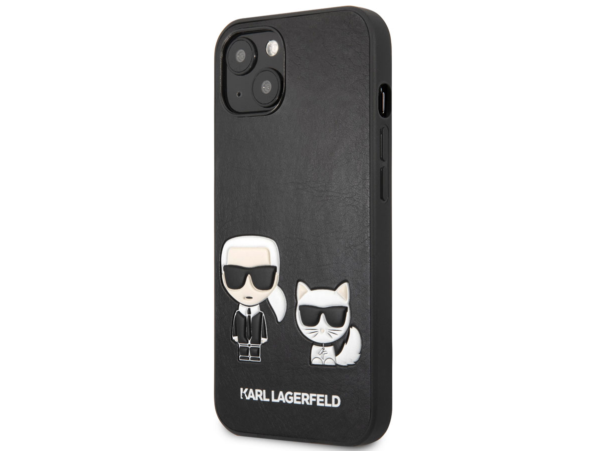 Karl Lagerfeld Ikonik Duo Case Zwart - iPhone 13 hoesje