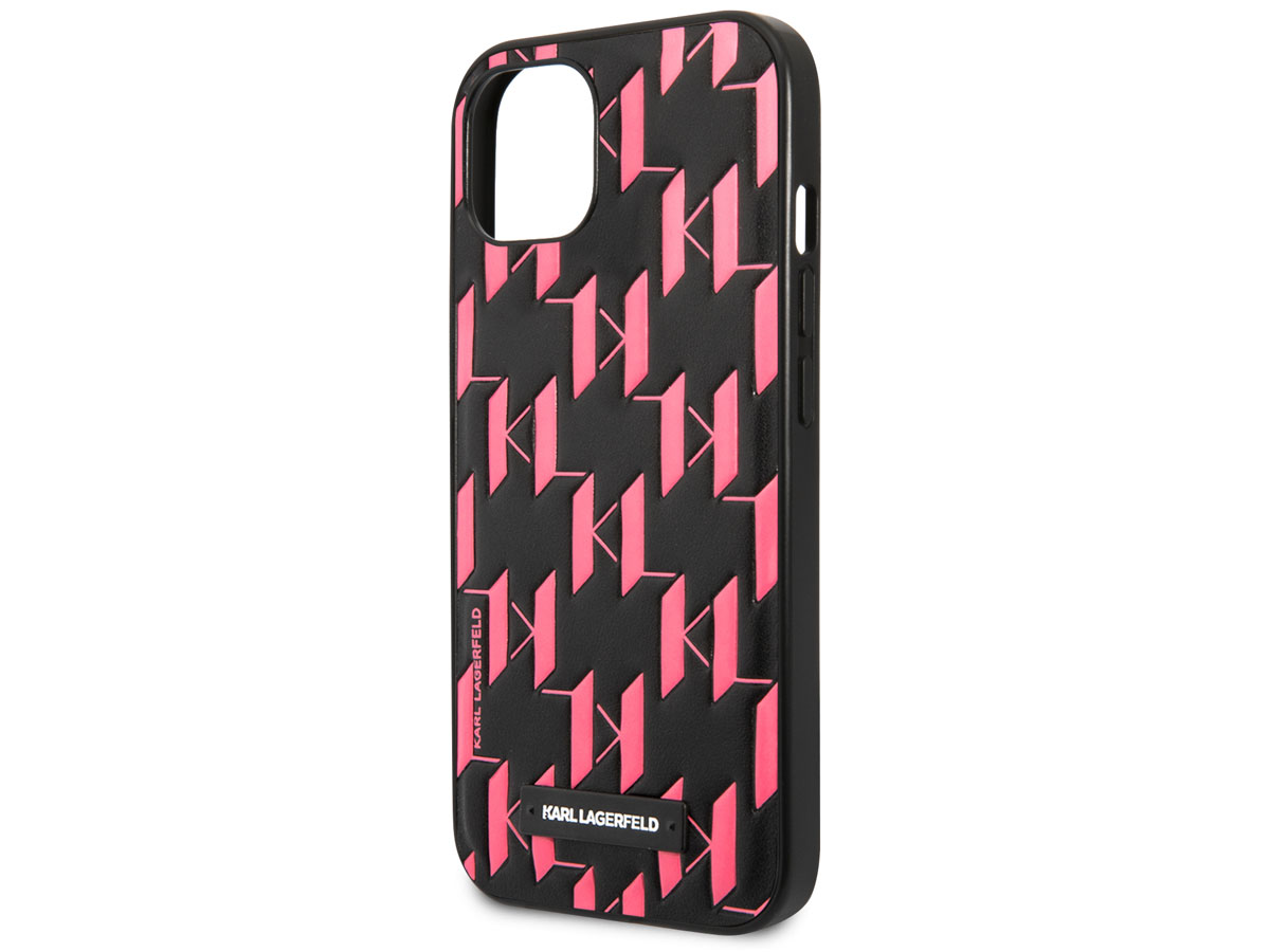 Karl Lagerfeld Monogram Case Roze - iPhone 13 hoesje