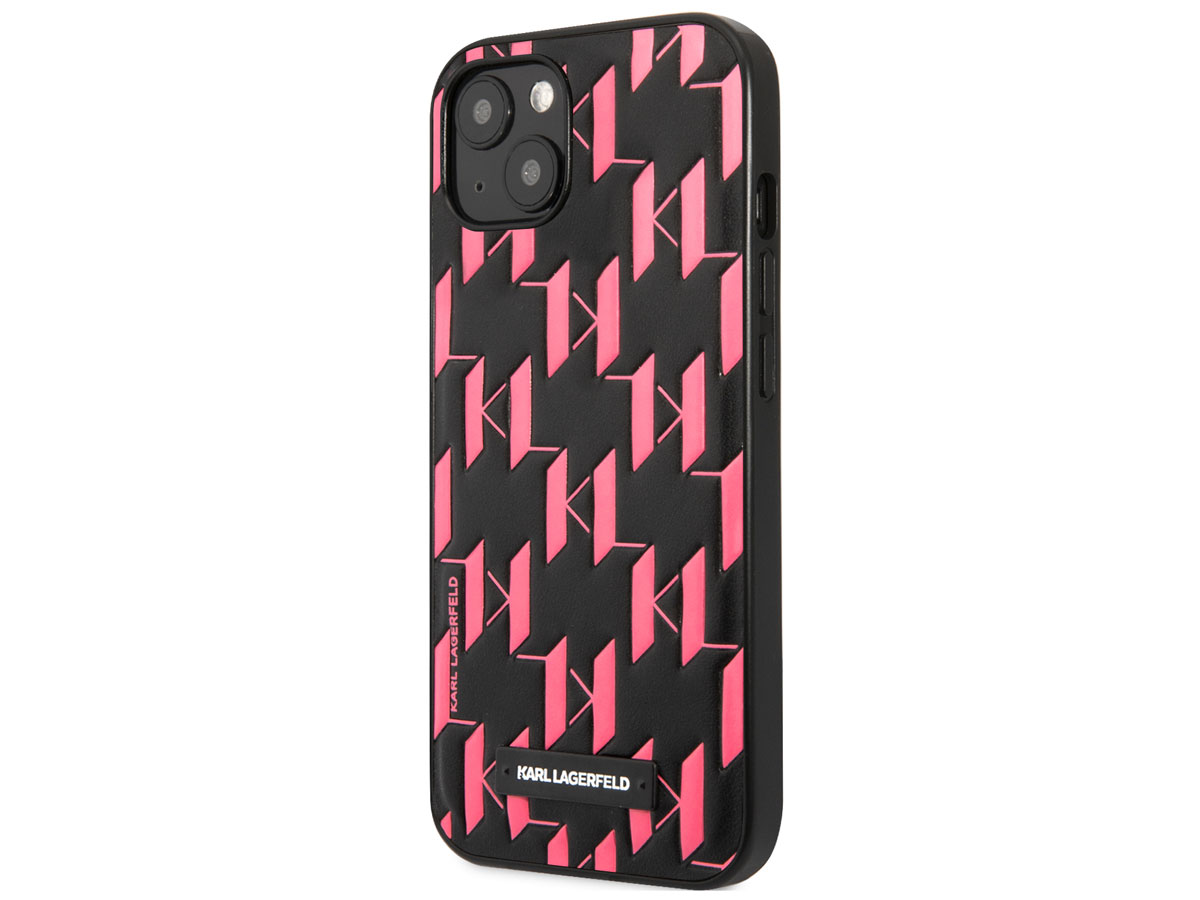 Karl Lagerfeld Monogram Case Roze - iPhone 13 hoesje