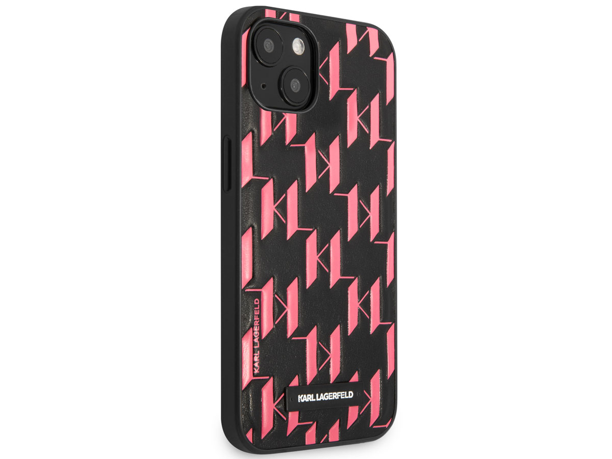 Karl Lagerfeld Monogram Case Roze - iPhone 13 hoesje