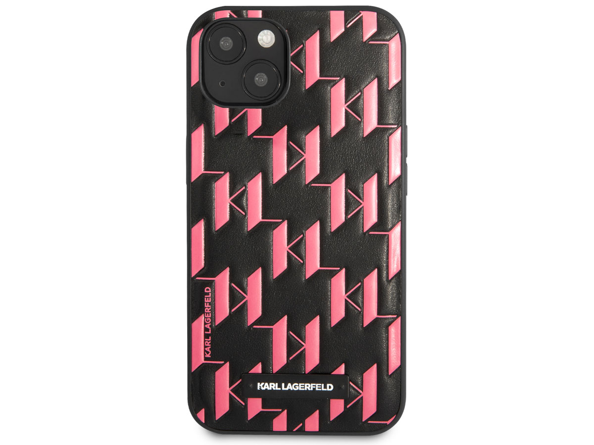 Karl Lagerfeld Monogram Case Roze - iPhone 13 hoesje