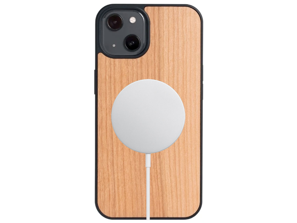 Oakywood Wooden MagSafe Case Cherry - iPhone 13 hoesje