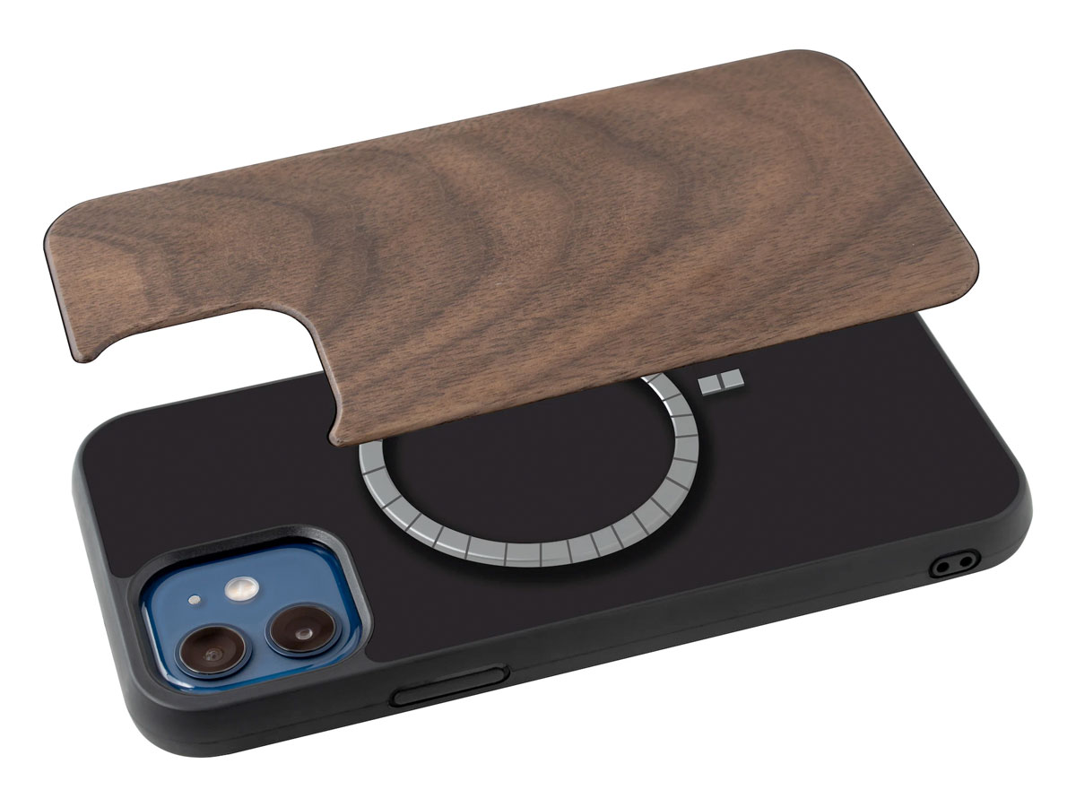 Oakywood Wooden MagSafe Case Walnut - iPhone 13 hoesje