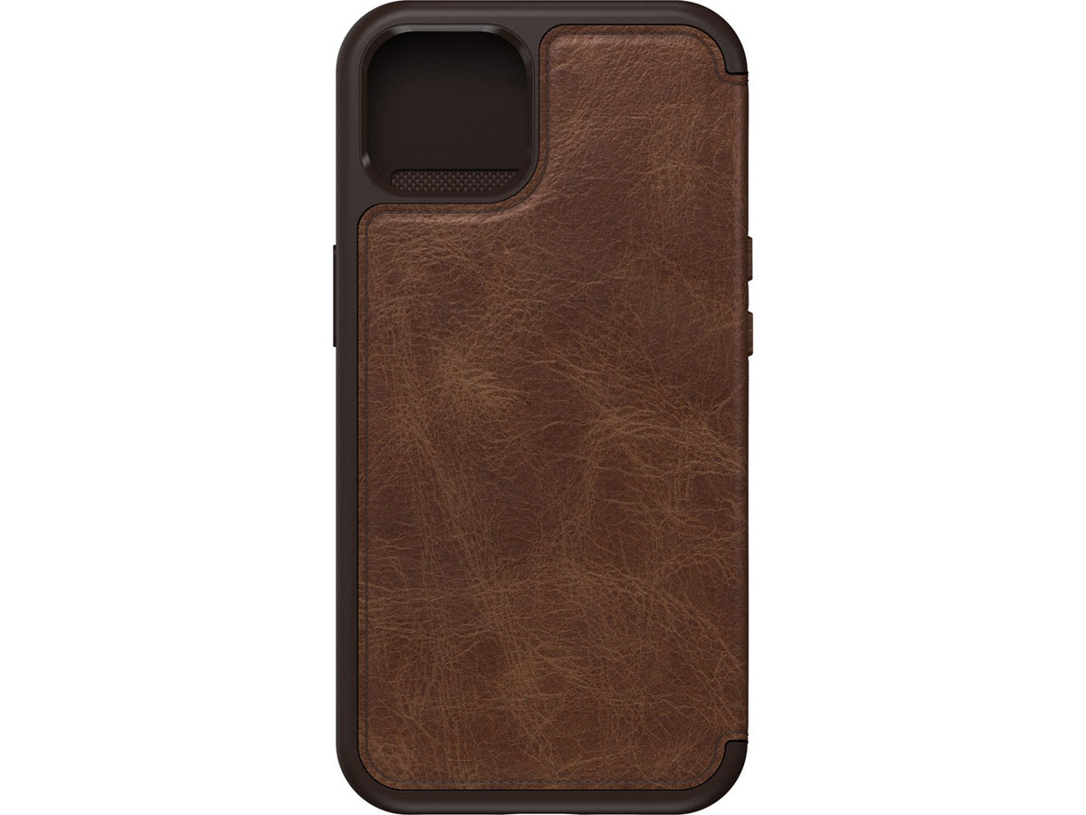 Otterbox Strada Leather Folio Bruin - iPhone 13 hoesje