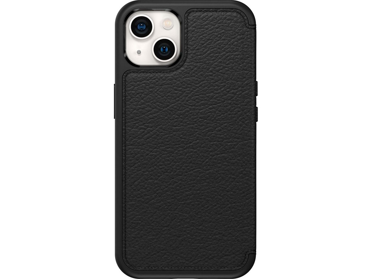 Otterbox Strada Leather Folio Zwart - iPhone 13 hoesje