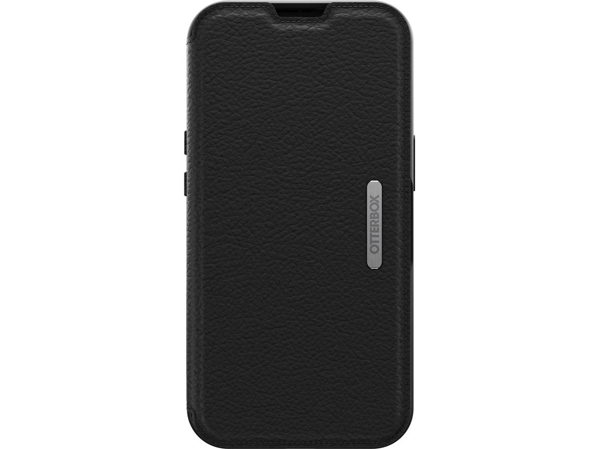 Otterbox Strada Leather Folio Zwart - iPhone 13 hoesje