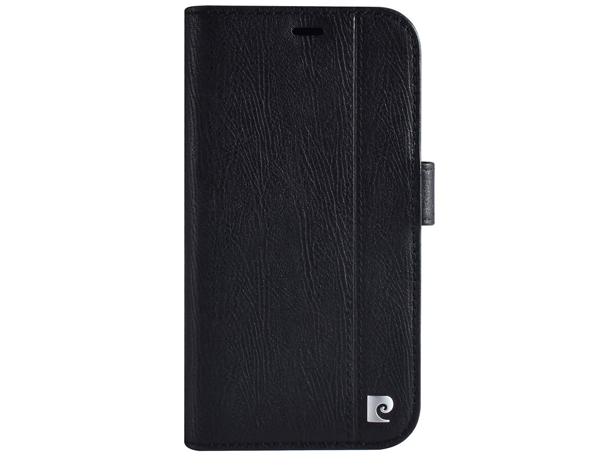 Pierre Cardin Bookcase Zwart Leer - iPhone 13 hoesje