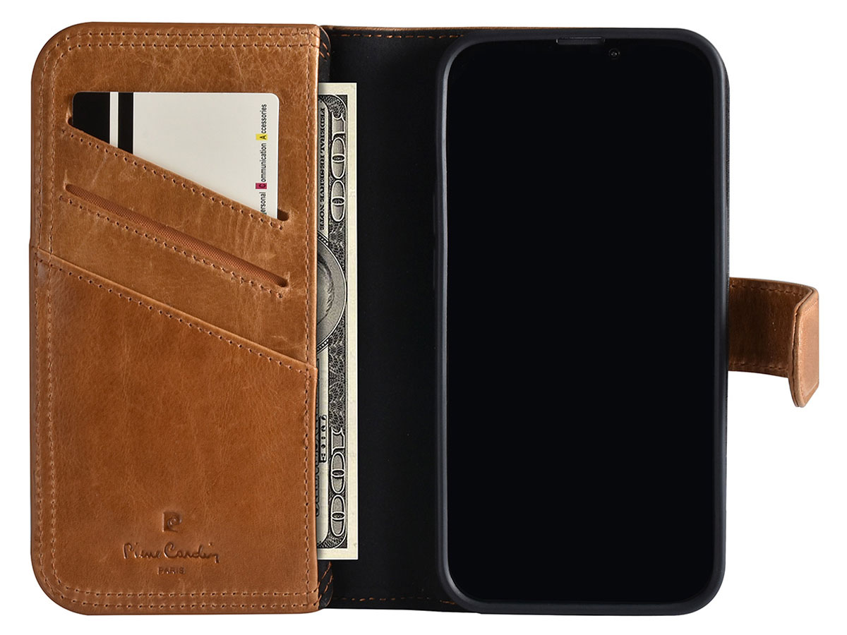 Pierre Cardin True Wallet Bruin Leer - iPhone 13 hoesje