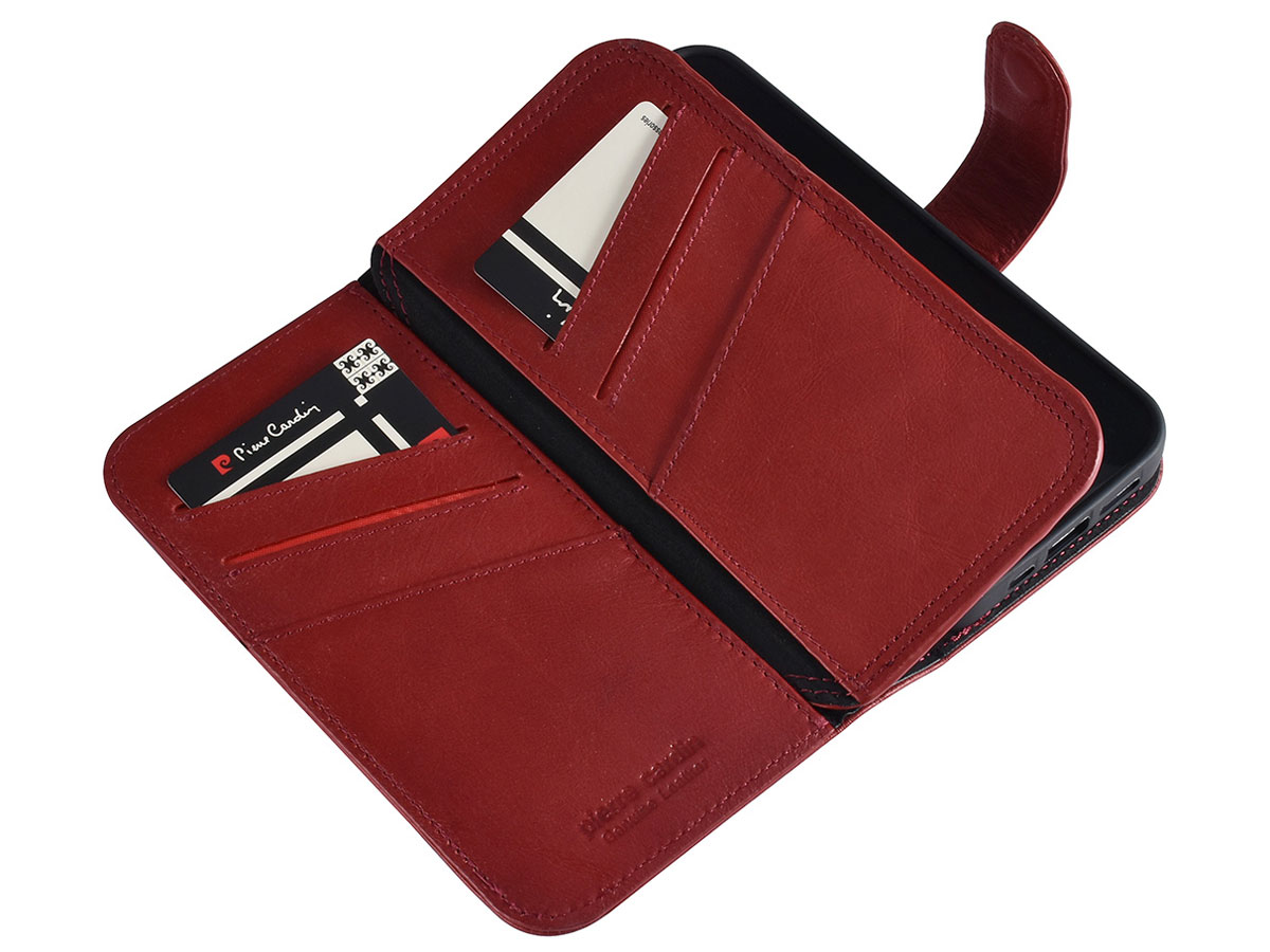 Pierre Cardin True Wallet Rood Leer - iPhone 13 hoesje