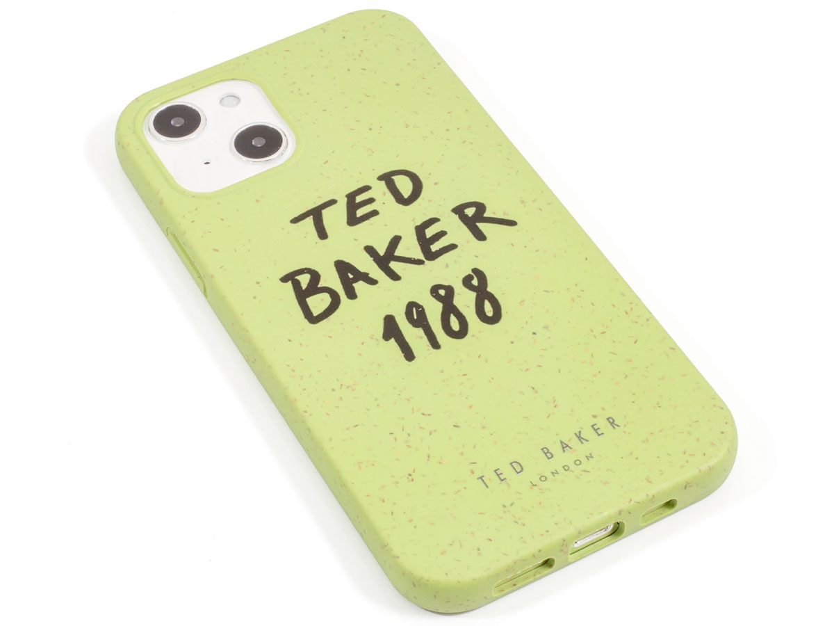 Ted Baker Bio Plastic Case 1988 Green - iPhone 13 Hoesje