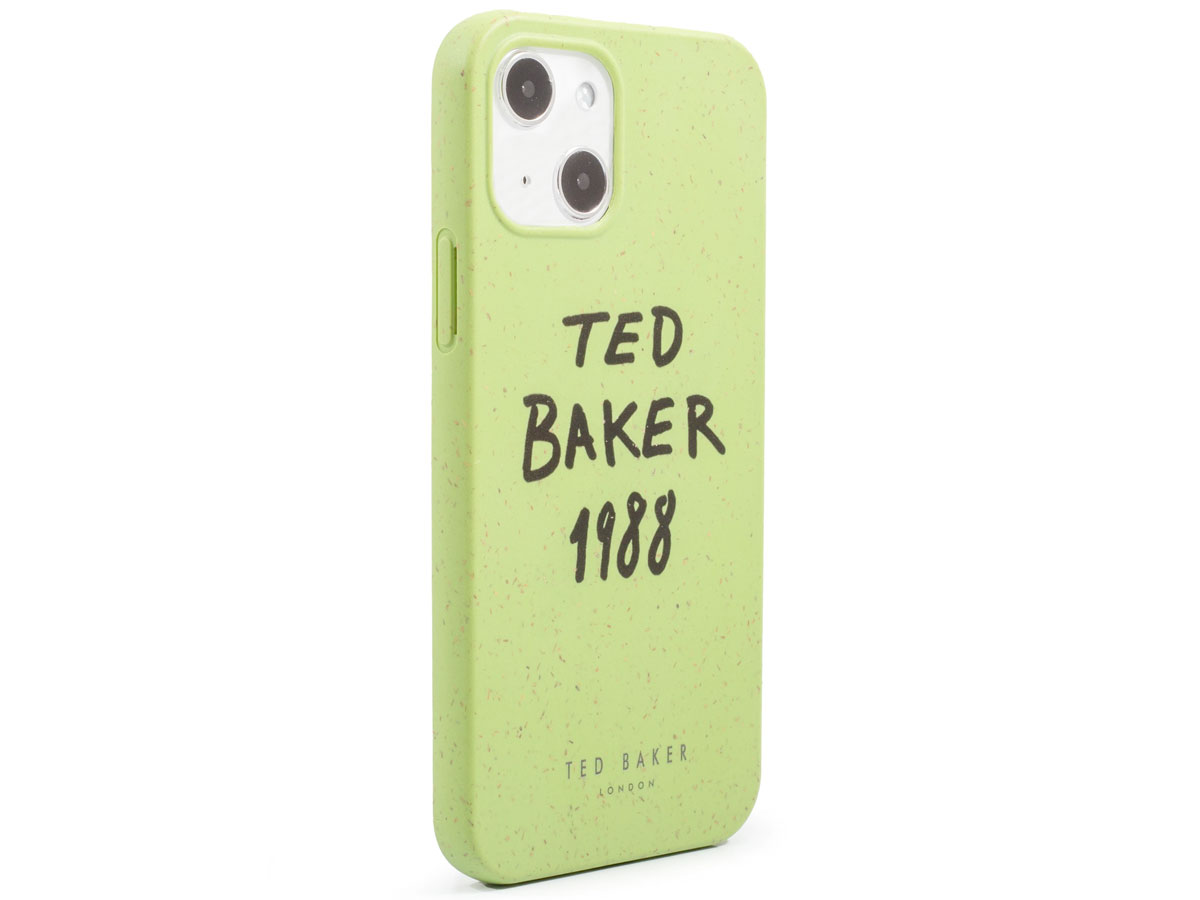 Ted Baker Bio Plastic Case 1988 Green - iPhone 13 Hoesje