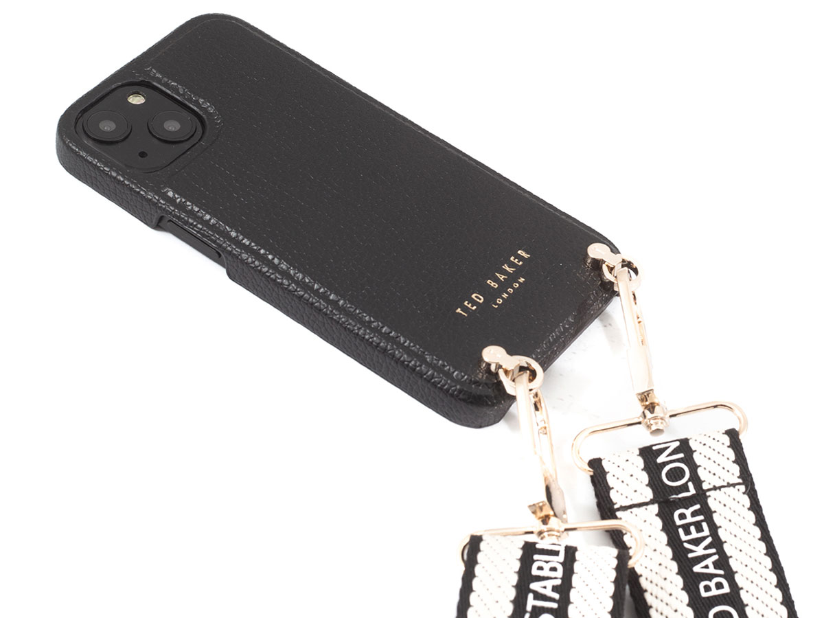 Ted Baker Crossbody Case Zwart iPhone 13 hoesje