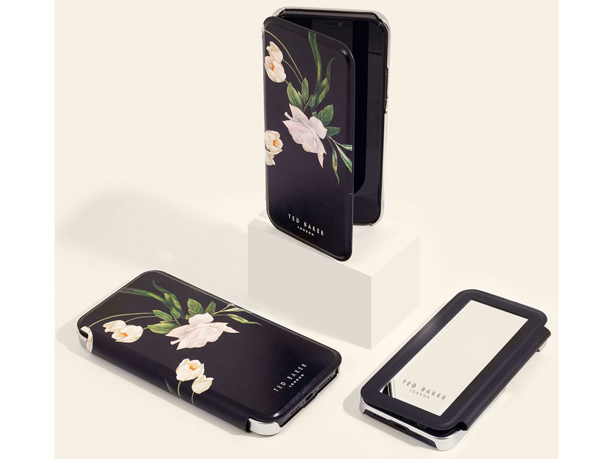 Ted Baker Elderflower Mirror Folio Case - iPhone 13 Hoesje