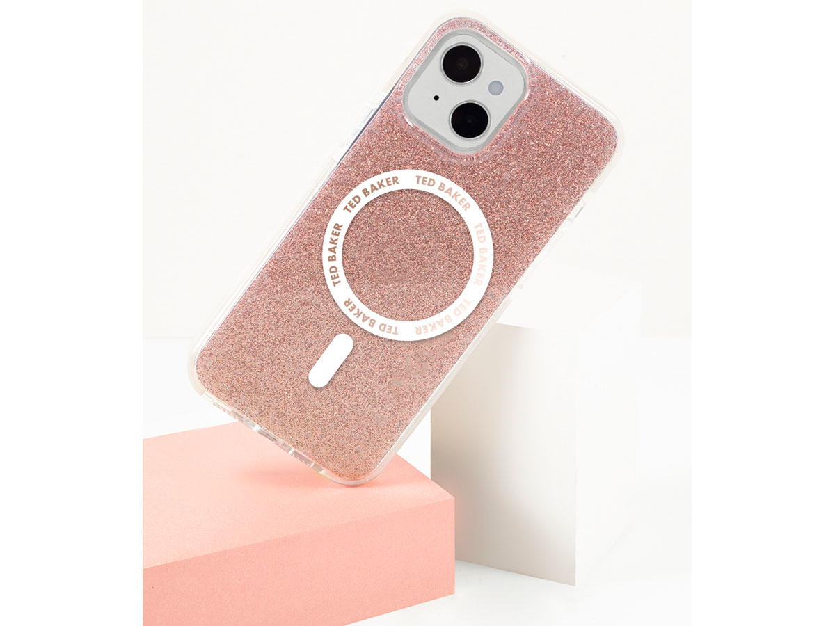 Ted Baker Glitsie Anti-Shock MagSafe Case - iPhone 13 Hoesje