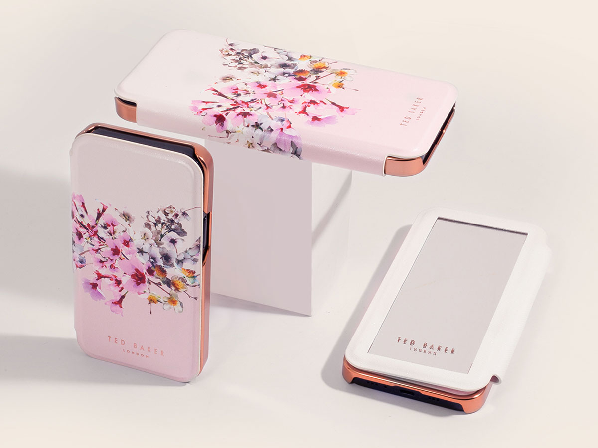 Ted Baker Jasmine Mirror Folio Case - iPhone 13 Hoesje